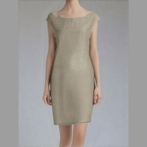 Cynthia Steffe Shimmering Gold Mini Dress